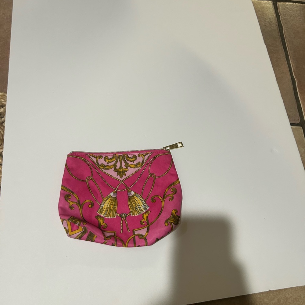 Estee Lauder Pink and Gold Cosmetic Bag